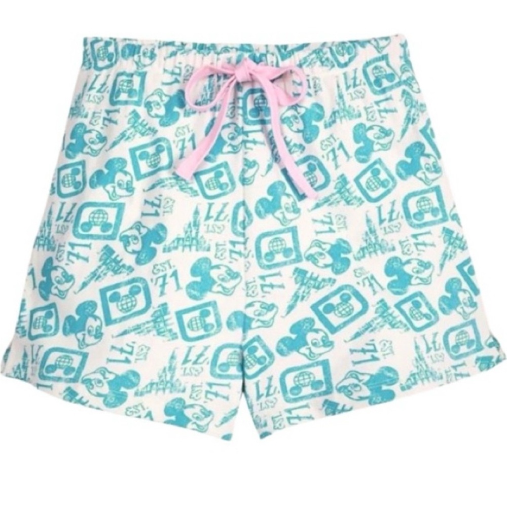 Disney-Mickey Logo Castle Est’ 55 All-Over-Print Shorts